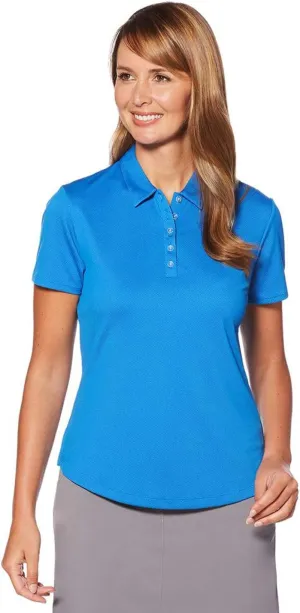 Callaway Women's Birdseye Golf Polo, Cooling Technology, Sun Protection, Moisture-wicking, Performance Collared Shirt