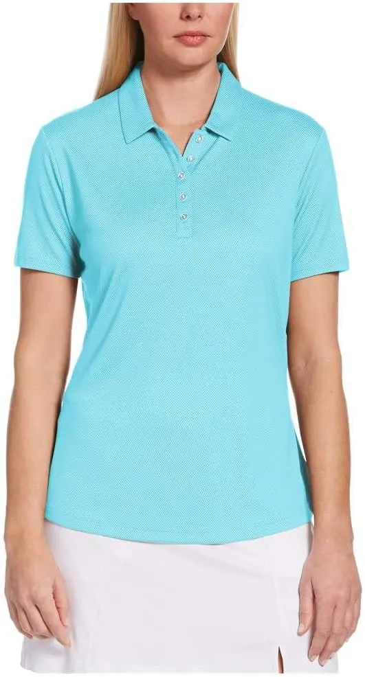 Callaway Women's Birdseye Golf Polo, Cooling Technology, Sun Protection, Moisture-wicking, Performance Collared Shirt