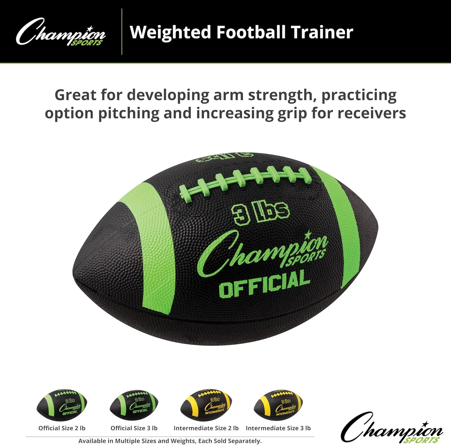 Champion Sports Weighted Football