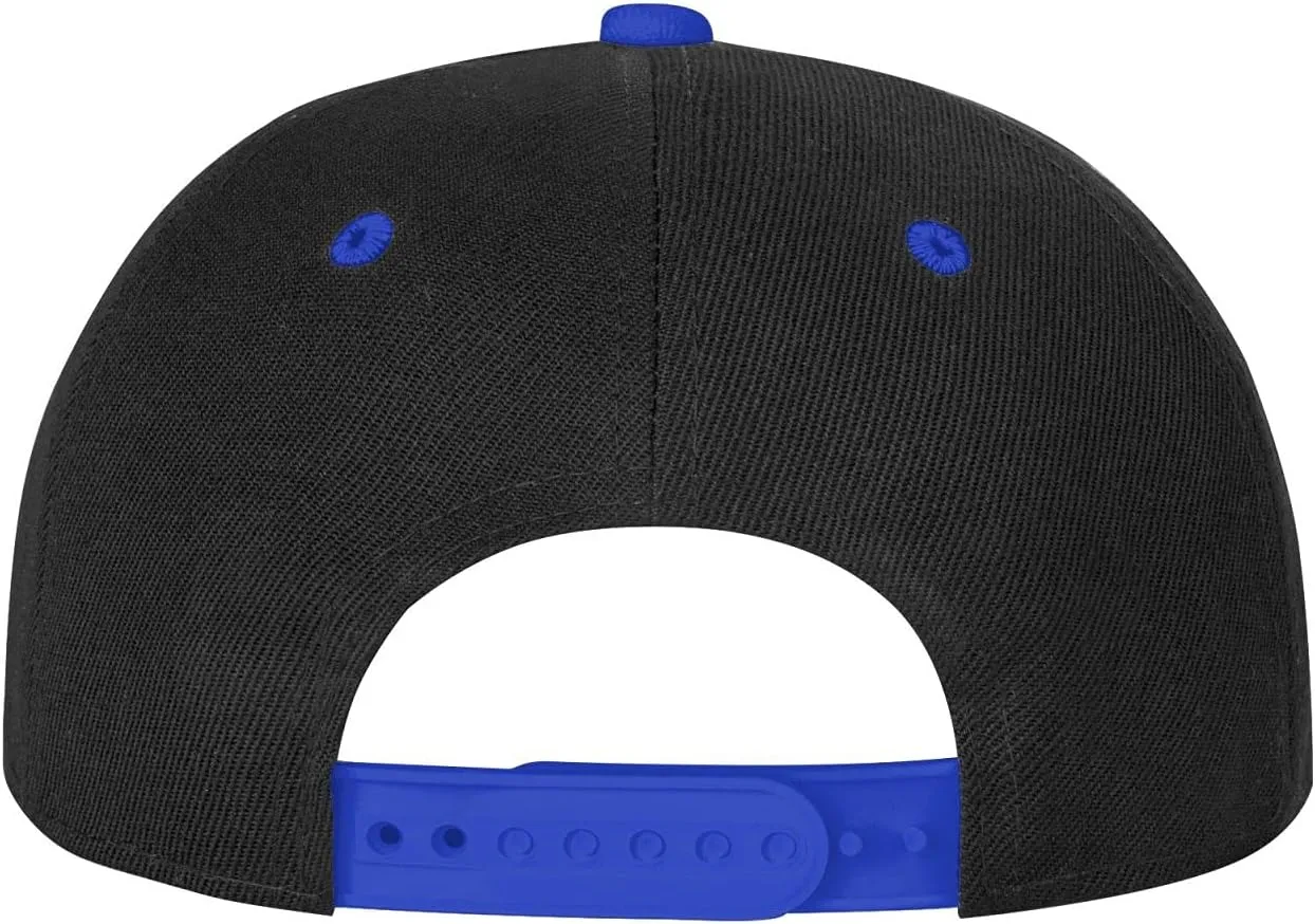 Checkered Flags Race Car Flag Flat Brim Contrast Color Hip-hop hat Baseball Adjustable Trucker hat