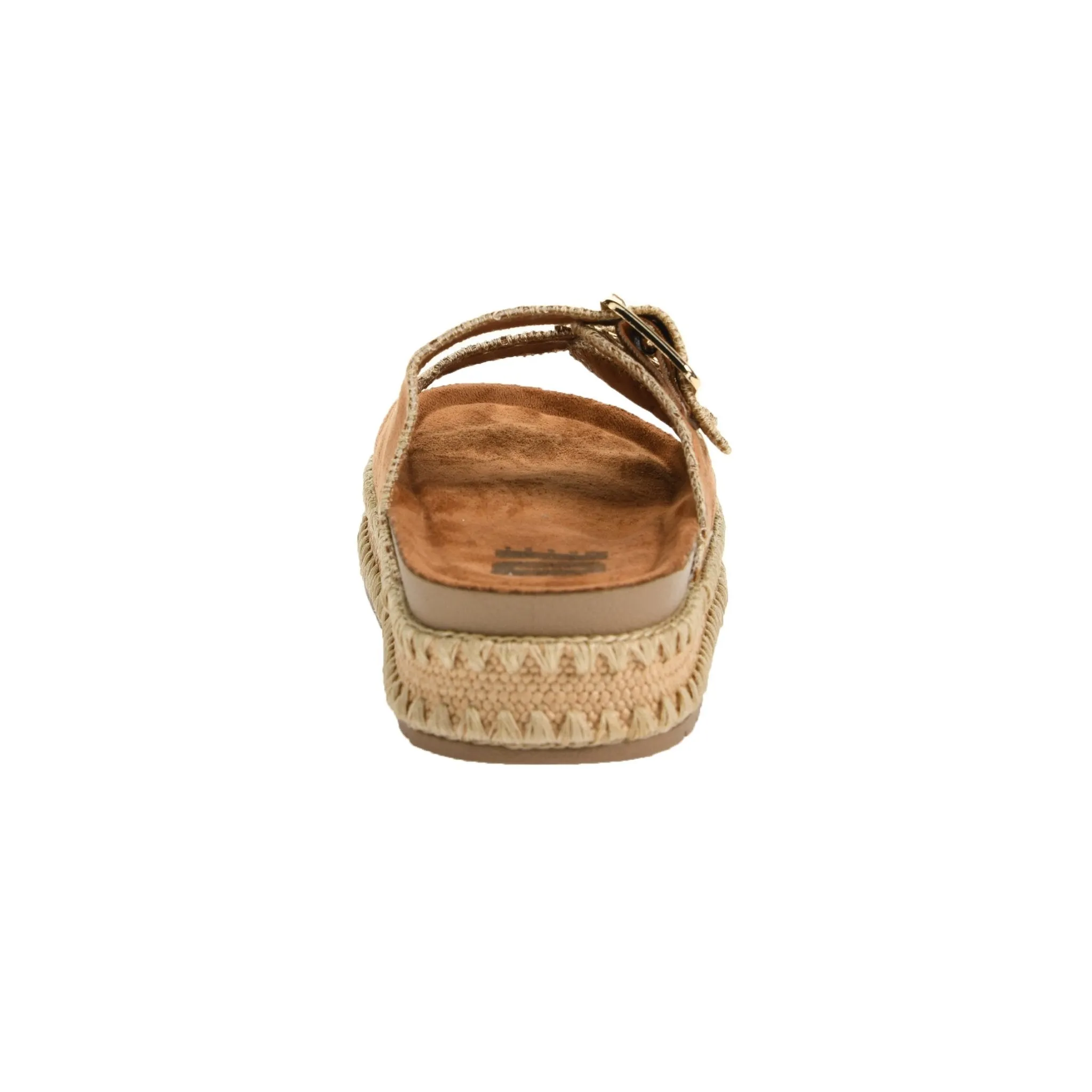 Chinese Laundry Cubana Brown Platform Slide Sandals