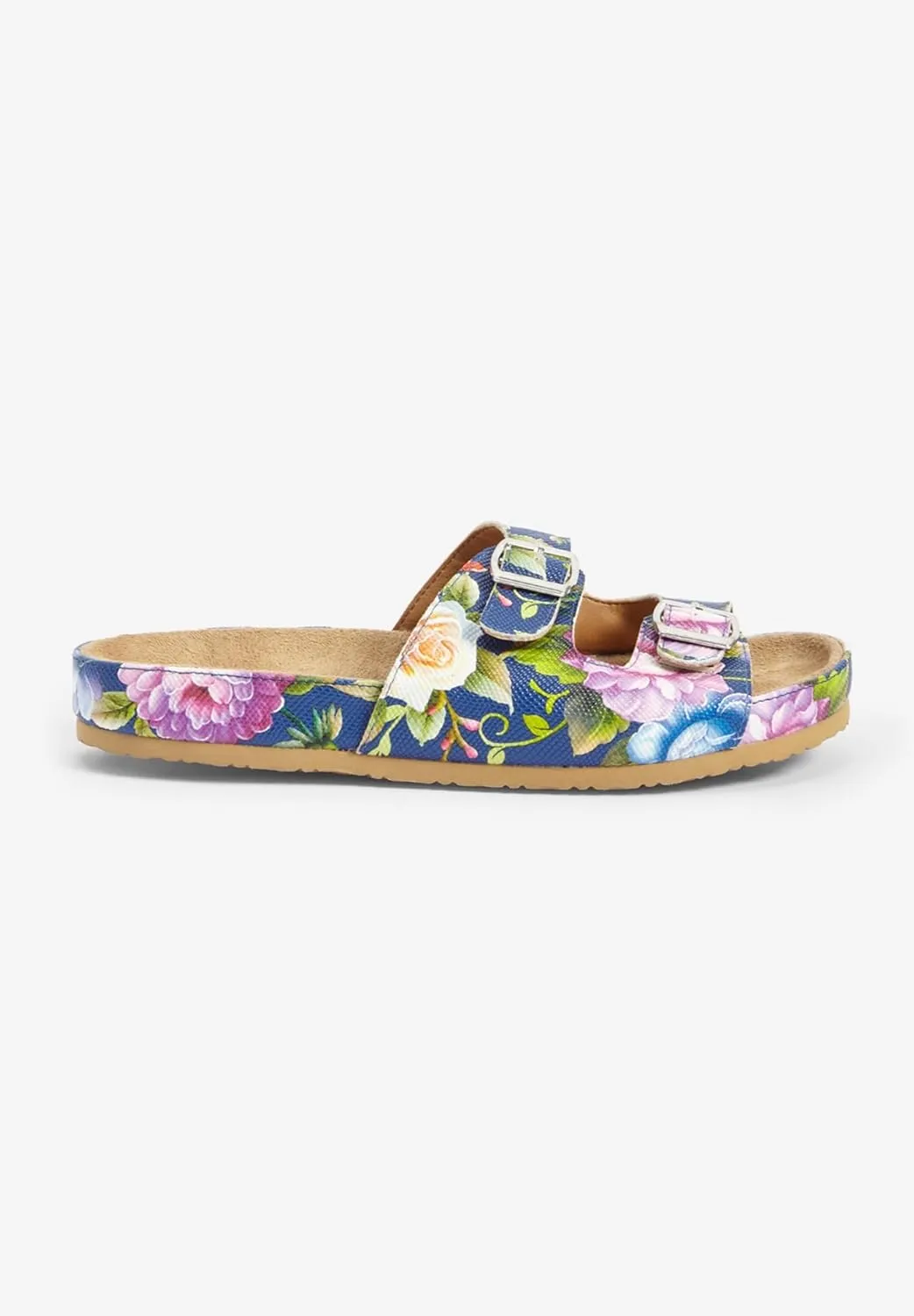 Comfortview Women's Wide Width The Maxi Footbed Sandal
