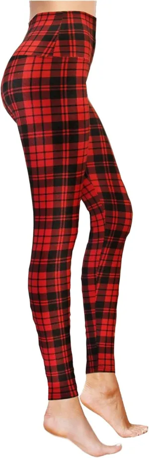 COMFY FOREVER Leggings for Women W/5' High Waist Tummy Control Ankle Length Pants