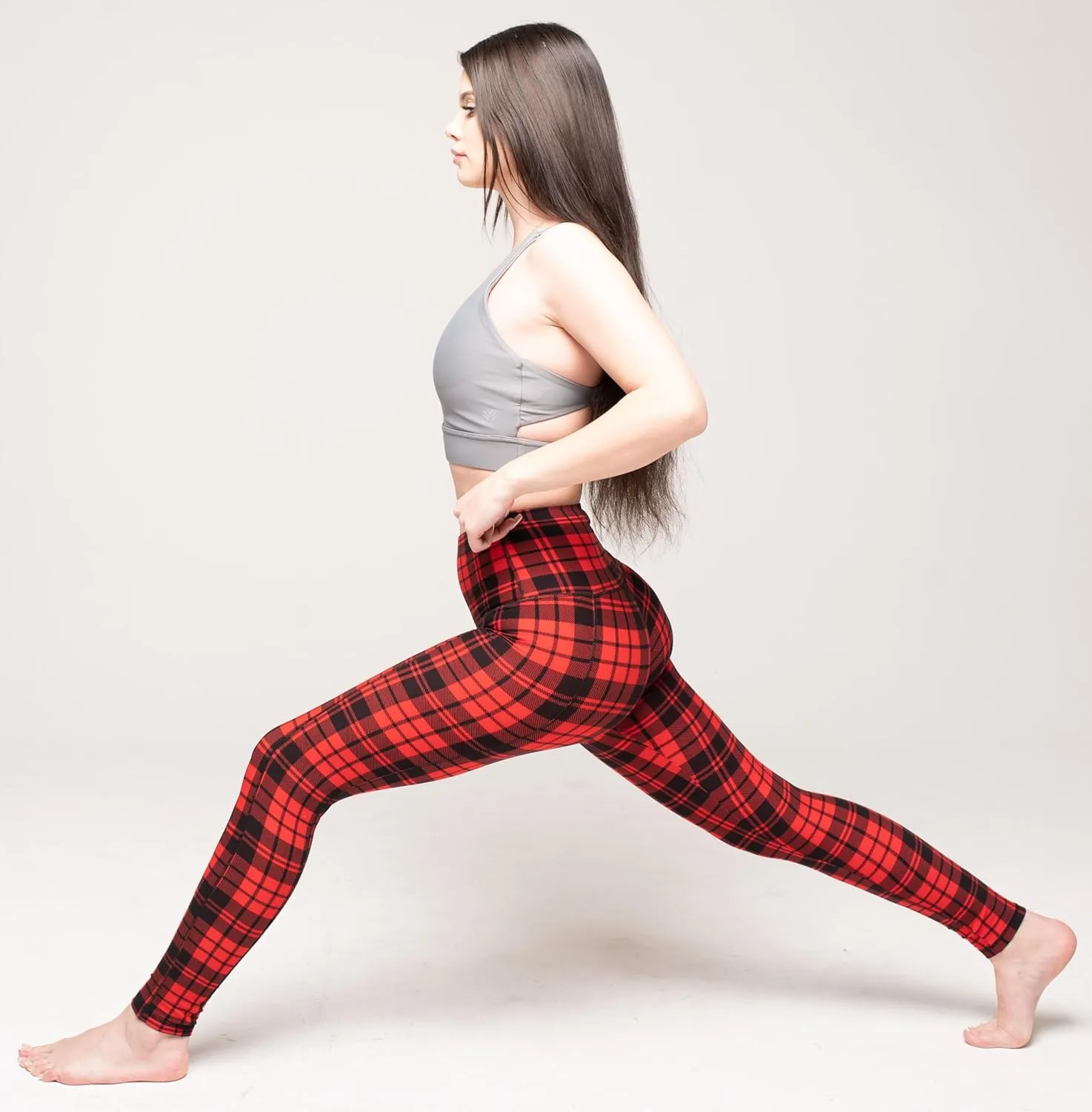 COMFY FOREVER Leggings for Women W/5' High Waist Tummy Control Ankle Length Pants