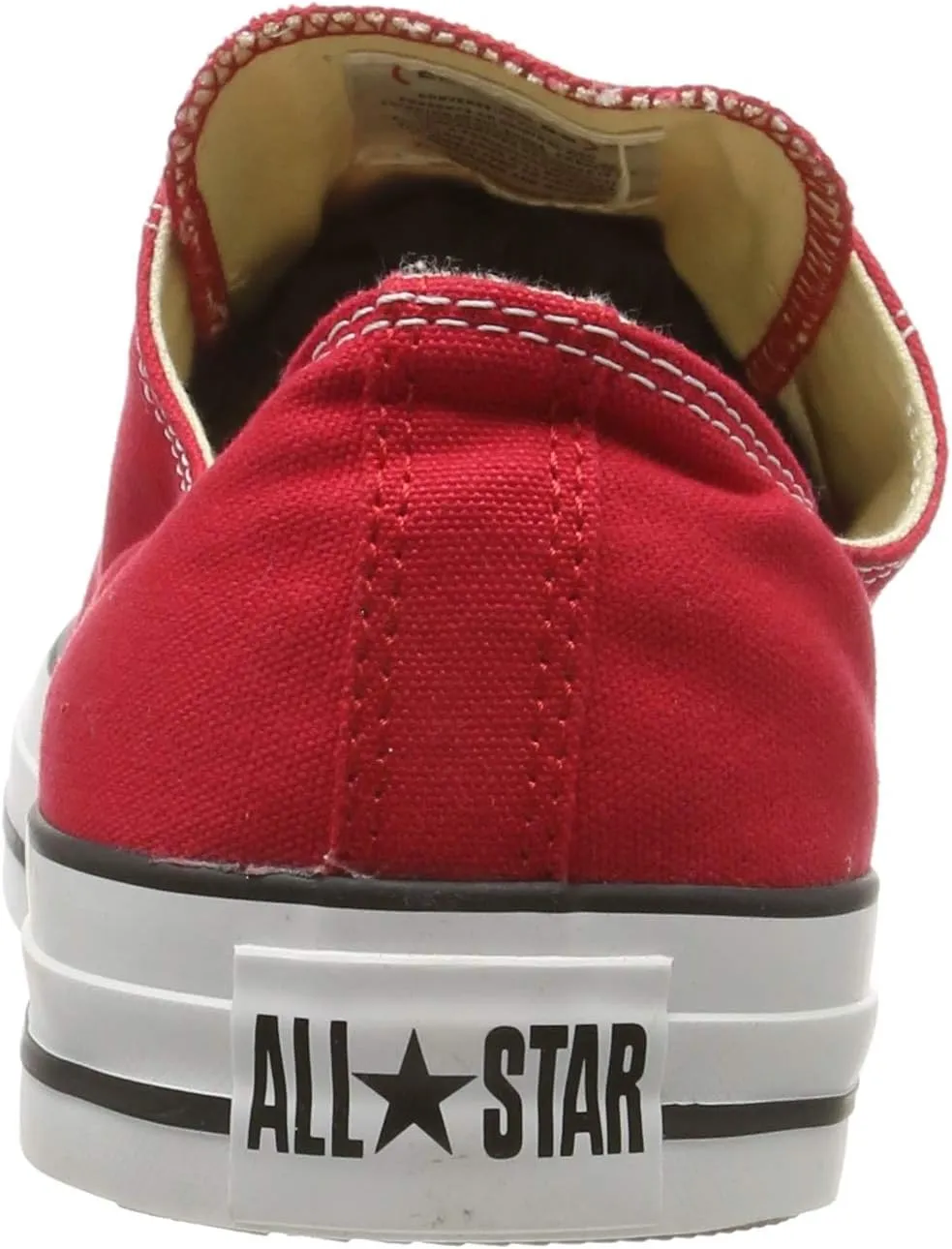 Converse Men's Chuck Taylor All Star Ox Red Canvas Cross Trainer Shoes
