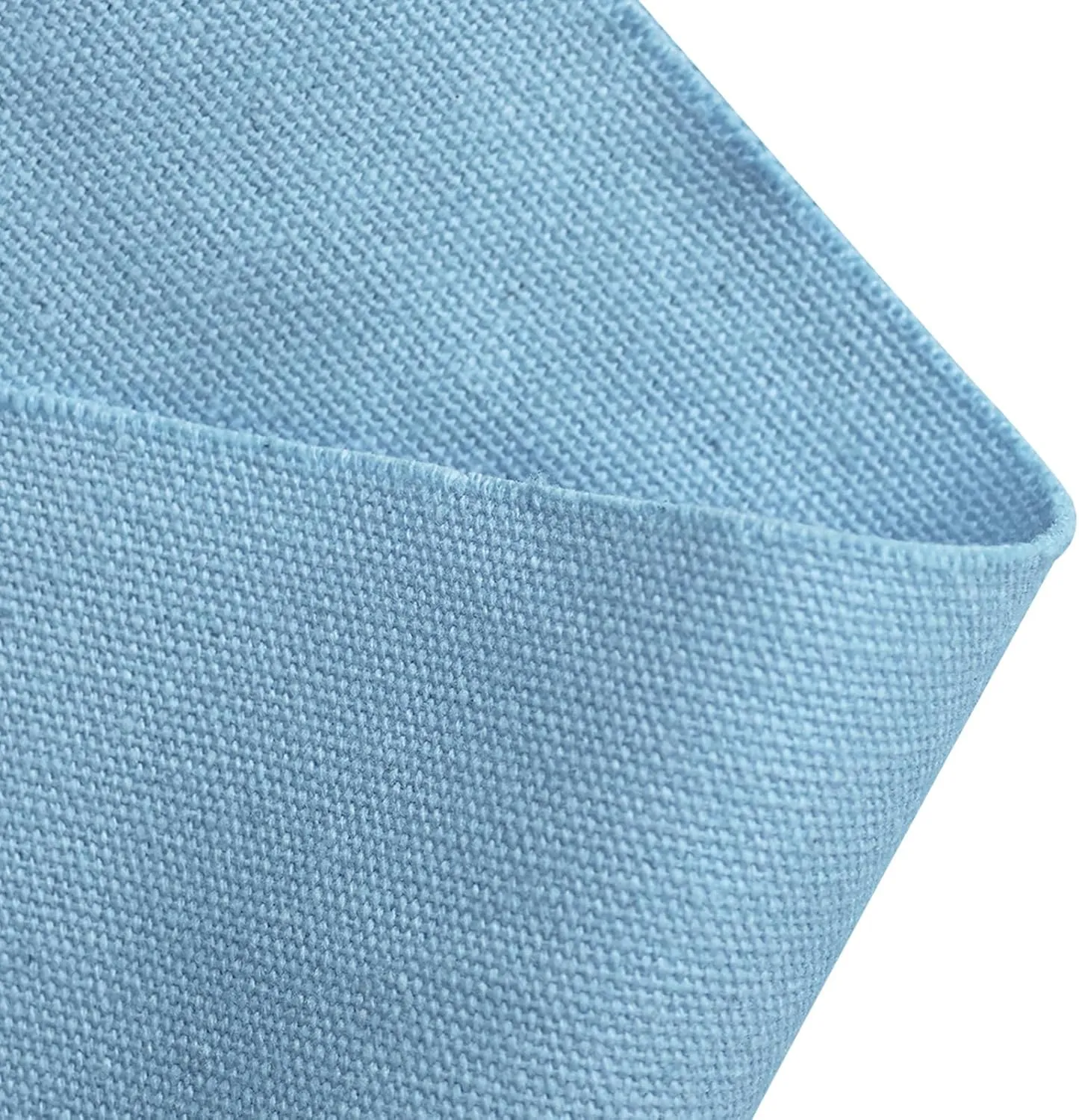 Cotton Canvas Fabric 59x78 Inches, Thick Canvas Fabric, 10oz, Suitable for Painting, Sewing, Bag,Crafts, Embroidery, Handmade Home Decor (Light Blue)