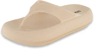 CUSHIONAIRE Women's Fling recovery cloud pool slides sandal with  Comfort