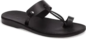 David - Leather Open Toe Sandal - Mens Sandals