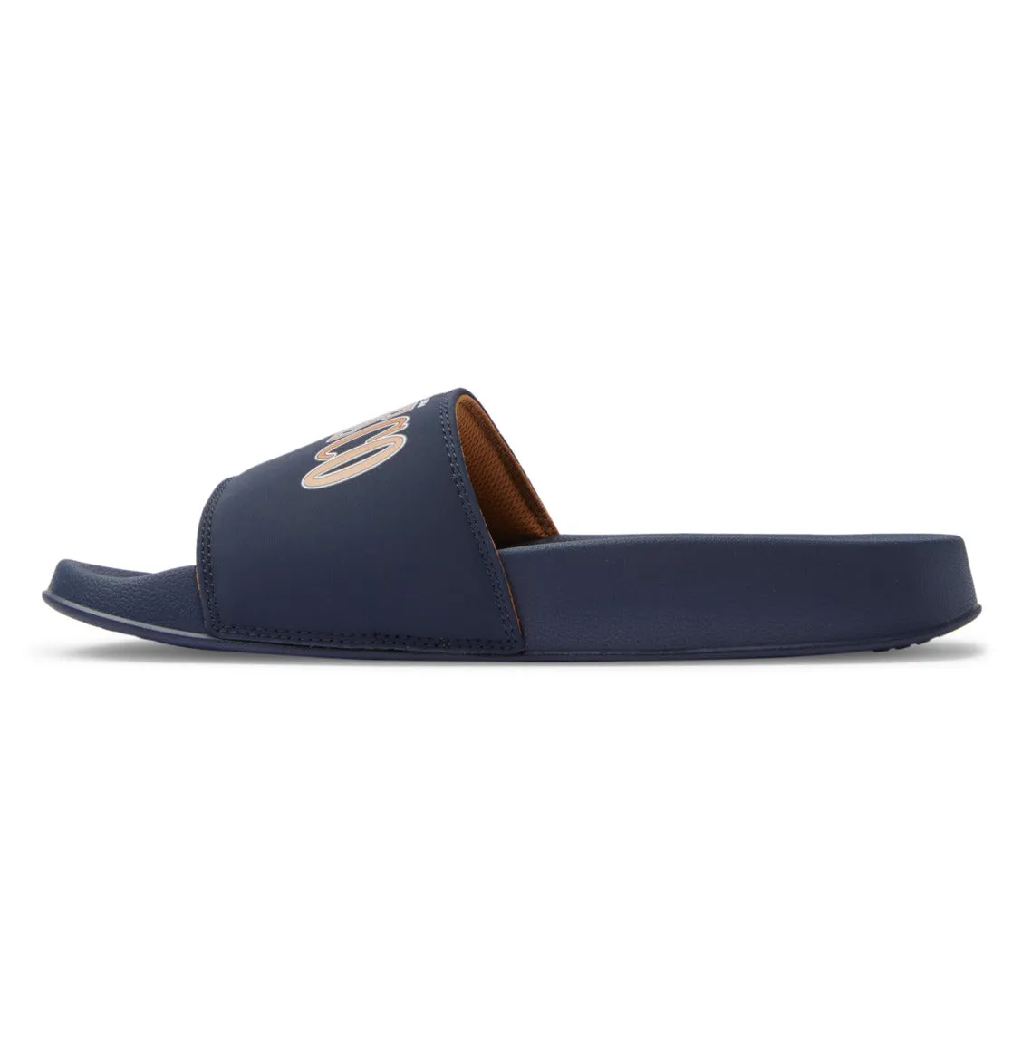 DC Slides Navy/Camel