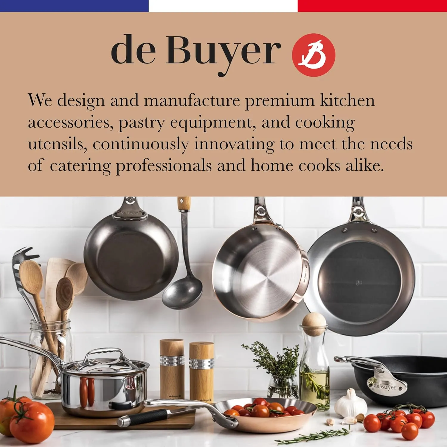 De Buyer ELASTOMOULE Madeleine Silicone Mold - Creates 9 Madeleines - Easy to Use & Clean - Dishwasher Safe