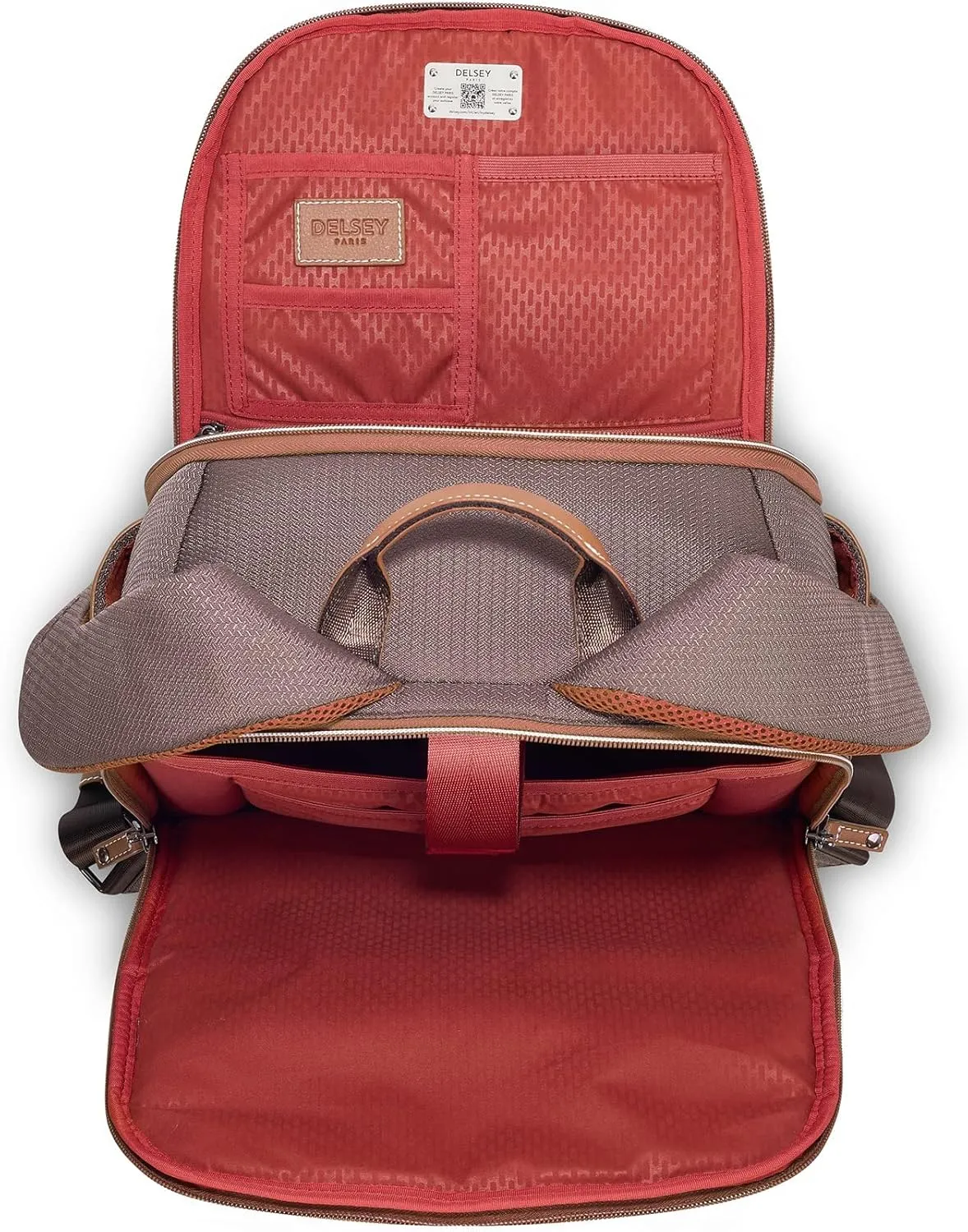 DELSEY PARIS Chatelet 2.0 Travel Laptop Backpack, Chocolate Brown