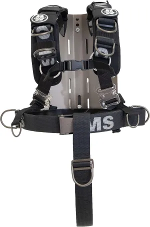 Dive Backplate w/Comfort Harness System III (Stainless-Steel)