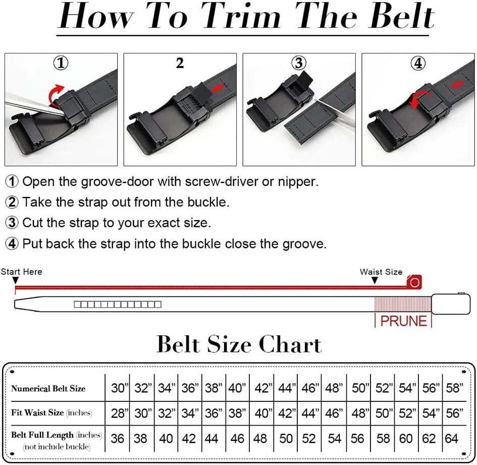 DOOPAI Belt Men, Ratchet Belt Dress Adjustable 1 3/8" Genuine Leather Designer Belt, Size Length Can be Cut, with Gift Box