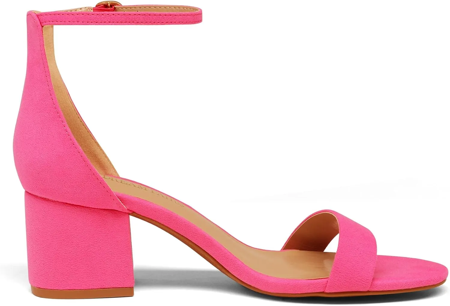 DREAM PAIRS Womens Low-Chunk Low Heel Pump Sandal