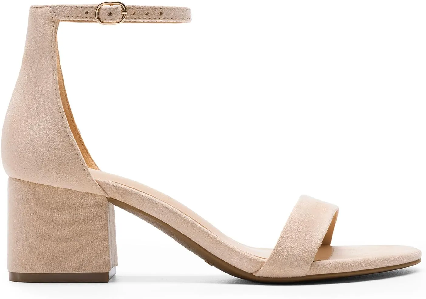 DREAM PAIRS Womens Low-Chunk Low Heel Pump Sandal
