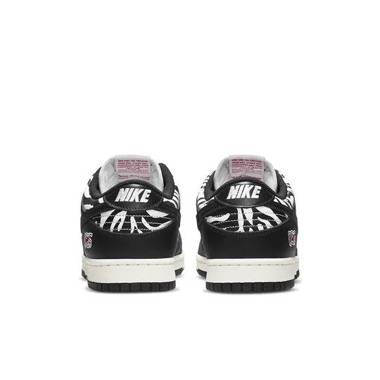 Dunk Supportive Certified Cakes' SB DM3510-001 Zebra x Quartersnacks Nike Debbies Low 'Little