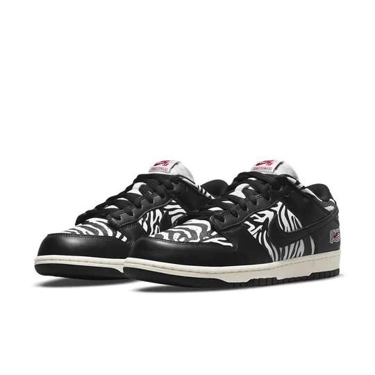 Dunk Supportive Certified Cakes' SB DM3510-001 Zebra x Quartersnacks Nike Debbies Low 'Little