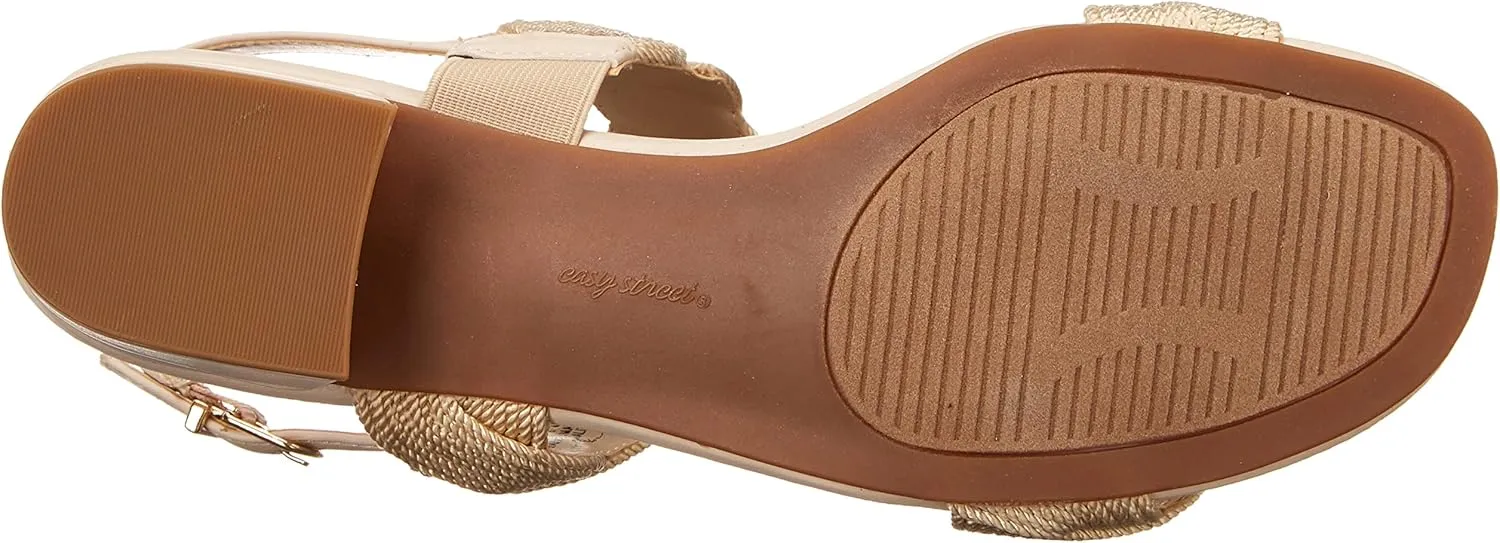 Easy Street Women's Charee Block Heel Sandal Heeled