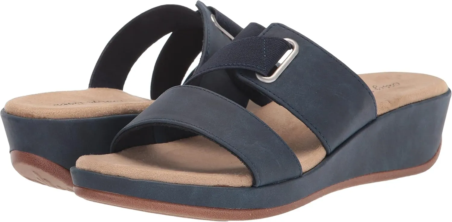 Easy Street Women's Sayre Wedge Sandal Slide