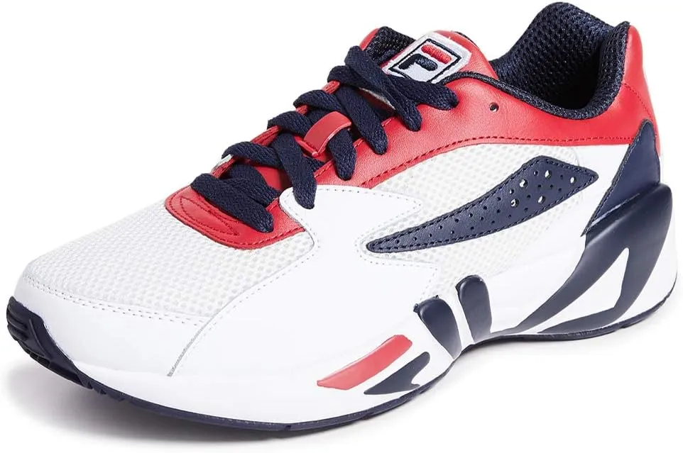 Fila Men's Mindblower Trainer Sneakers, White, 9 M US