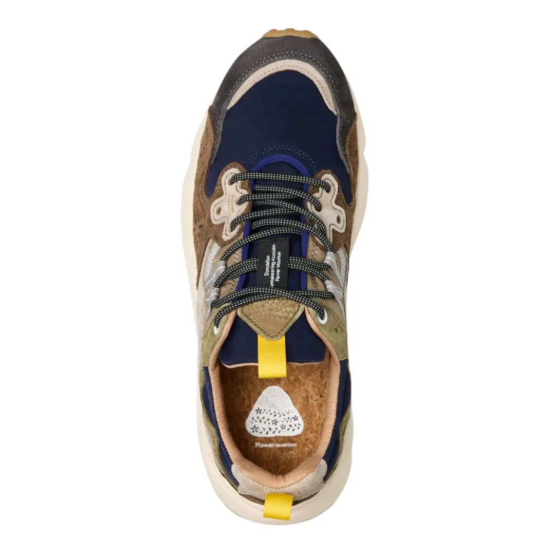 Flower Mountain Yamano 3 Sneakers in Grey - Blue