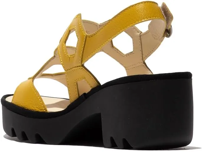 FLY London Women's Tewa573fly Heeled Sandal