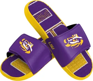 FOCO LSU Tigers NCAA Mens Gradient Wordmark Gel Slide - XL