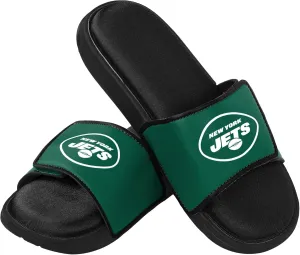 FOCO Men's NFL Team Logo Sport Shower Foam Slide Flip Flop Sandals