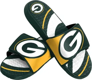 FOCO Men's NFL Team Logo Sport Shower Foam Slide Flip Flop Sandals