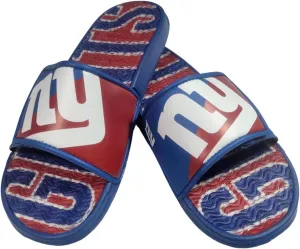 FOCO NFL Unisex Sport Shower Gel Slide Flip Flop Sandals Colorblock Big Logo