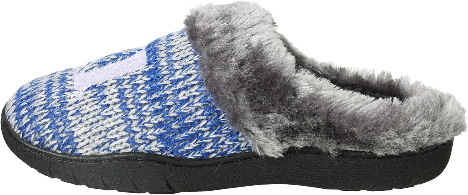 FOCO womens Ncaa College Team Logo Peak Slide Slippers