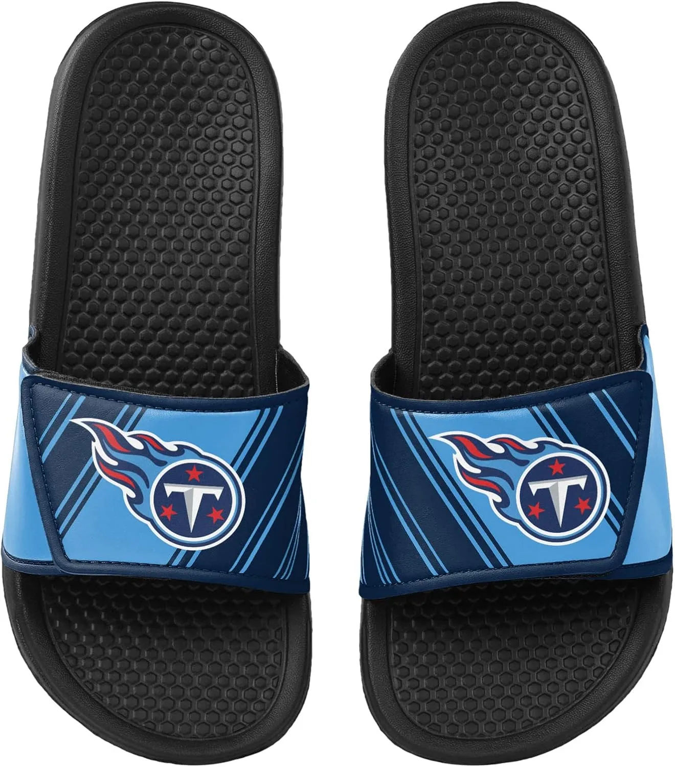 FOCO Youth NFL Logo Sport Shower Legacy Slide Flip Flop Sandals