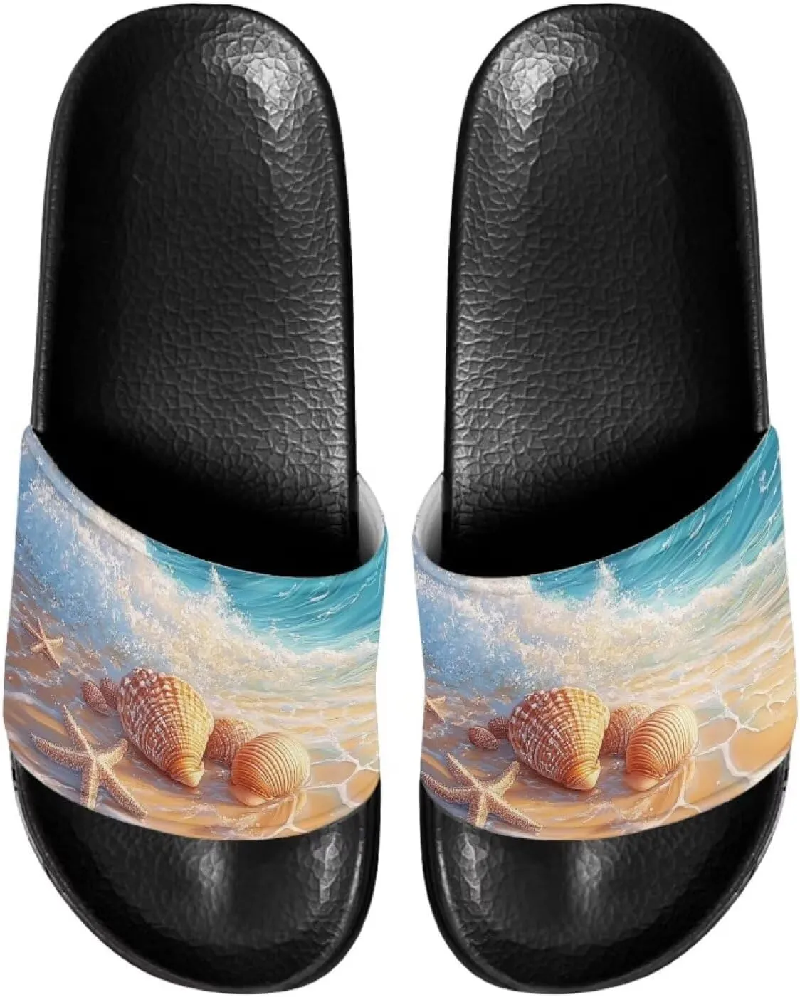 Footwear for Womens Open Toe Athletic Sandals Anti-Slip Sole Slide Sandals Pillow House Flat Shoes Comfoy