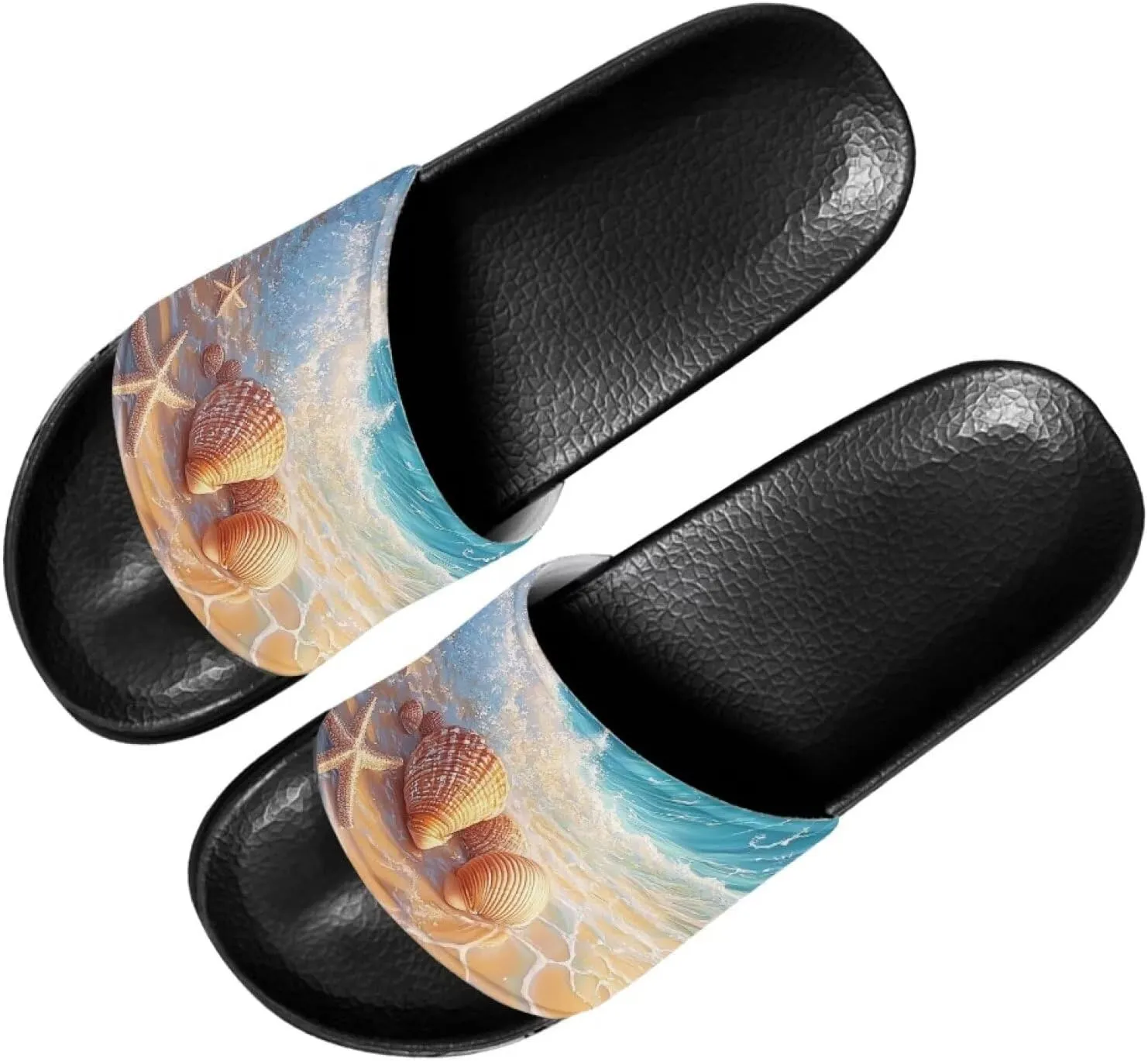 Footwear for Womens Open Toe Athletic Sandals Anti-Slip Sole Slide Sandals Pillow House Flat Shoes Comfoy