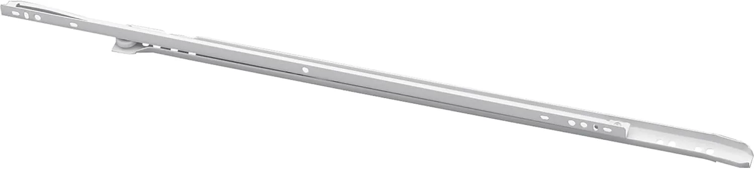 Franklin Brass Self-Closing 22' Drawer Slides Bottom Mount, 5-Pairs (10-Pieces) Cabinet, 50lb Capacity White Drawer Hardware D68822K-W-B