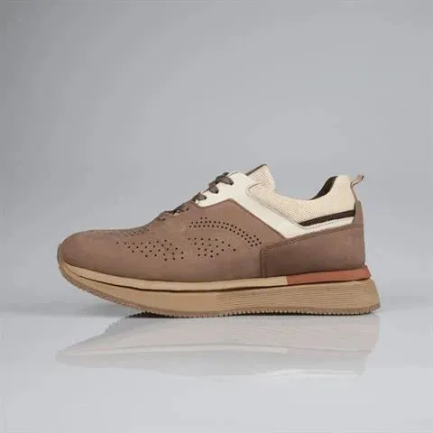 Genuine Leather Beige Sneaker MU-002 SCB-483
