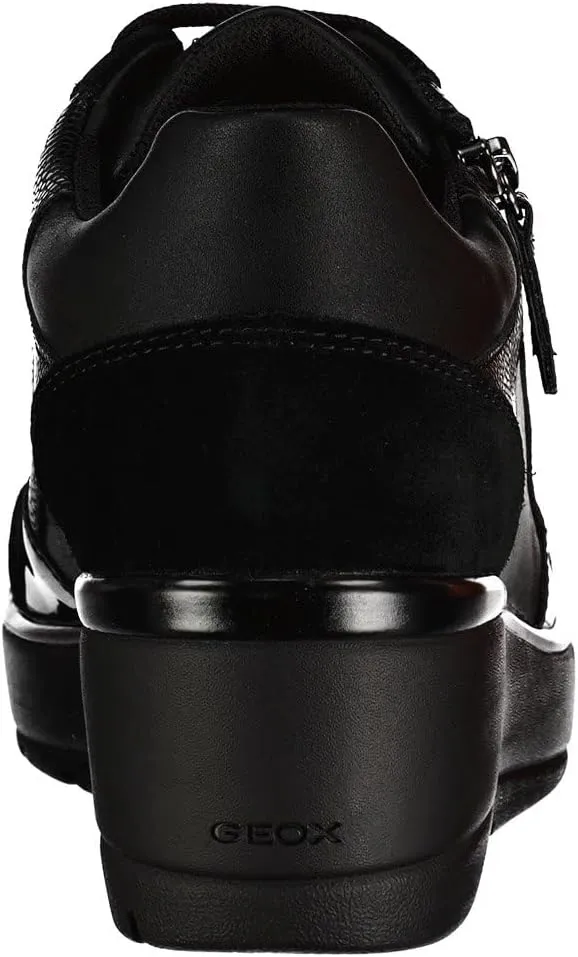 Geox Women's Hi Top Lace Up Trainer