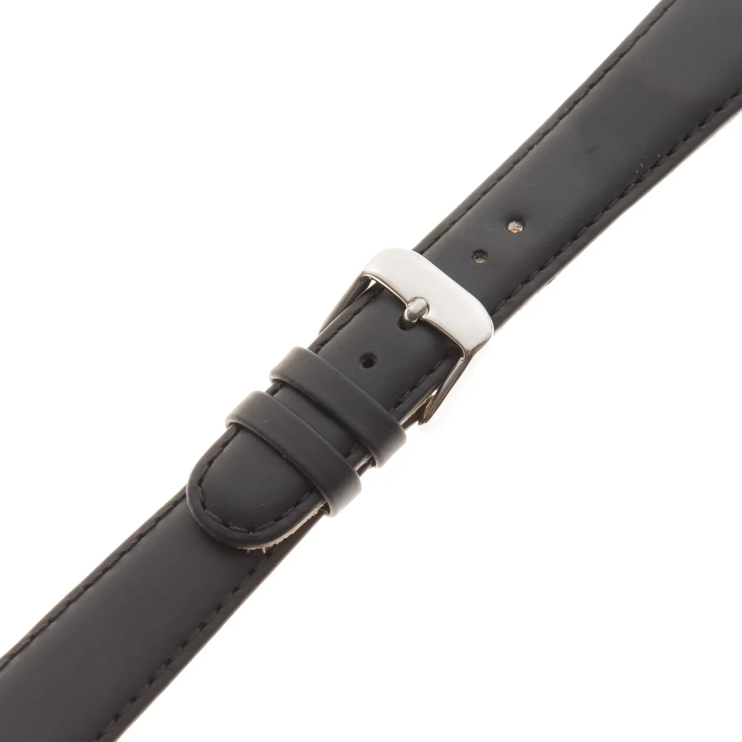 Gilden Water-Resistant Oilskin Stitched Black Watch Strap MSW63-SMART, fits Apple Apple Watch in sizes 38mm/40mm