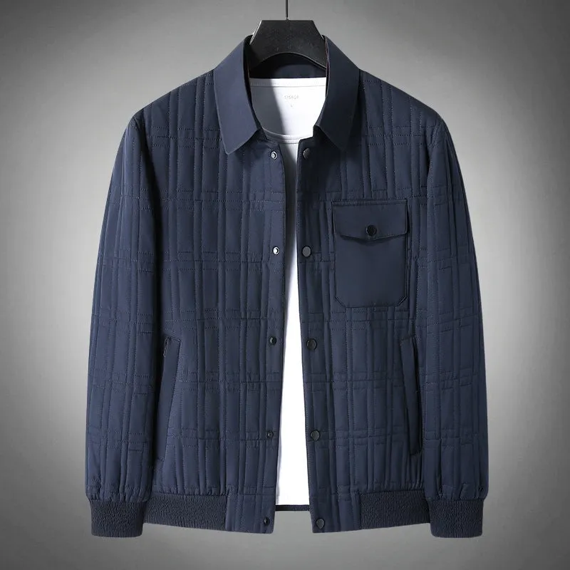 GRIDLOCK MONOGRAM PADDED JACKET
