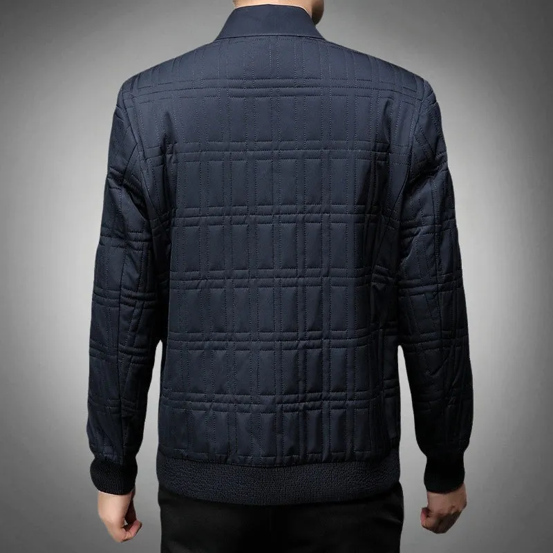 GRIDLOCK MONOGRAM PADDED JACKET