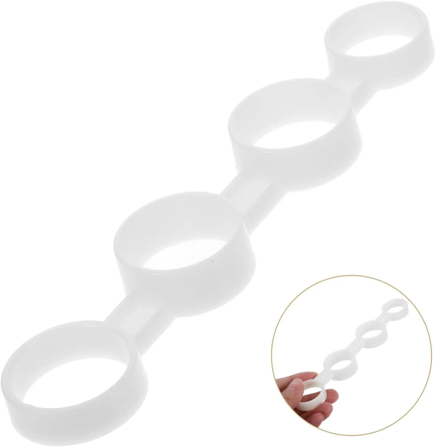 Guitar Hand Grip Exerciser Finger Trainers Accessories Nail Guitar Training Bands Guitar Finger Expander Portable Span Practice Gripper Equipment Strengthener Abs Blue