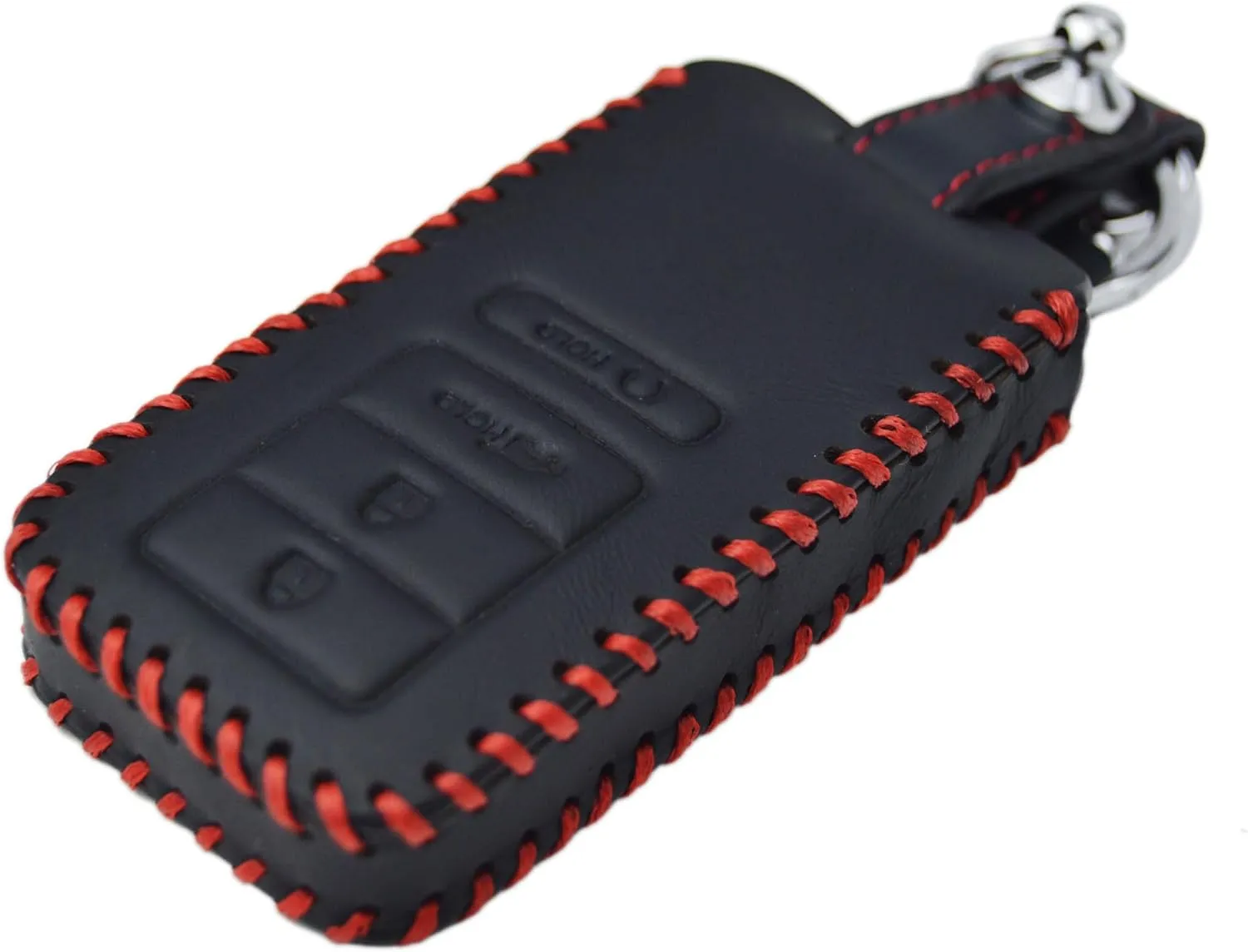 Handmade Stitching Leather Key Cover for Acura MDX RDX RLX ILX TLX 4 Buttons
