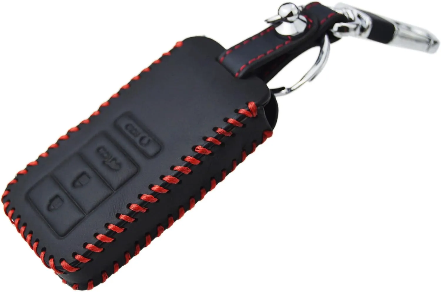 Handmade Stitching Leather Key Cover for Acura MDX RDX RLX ILX TLX 4 Buttons