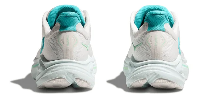 Hoka Clifton 10 (White/Cielo Blue) - Women's