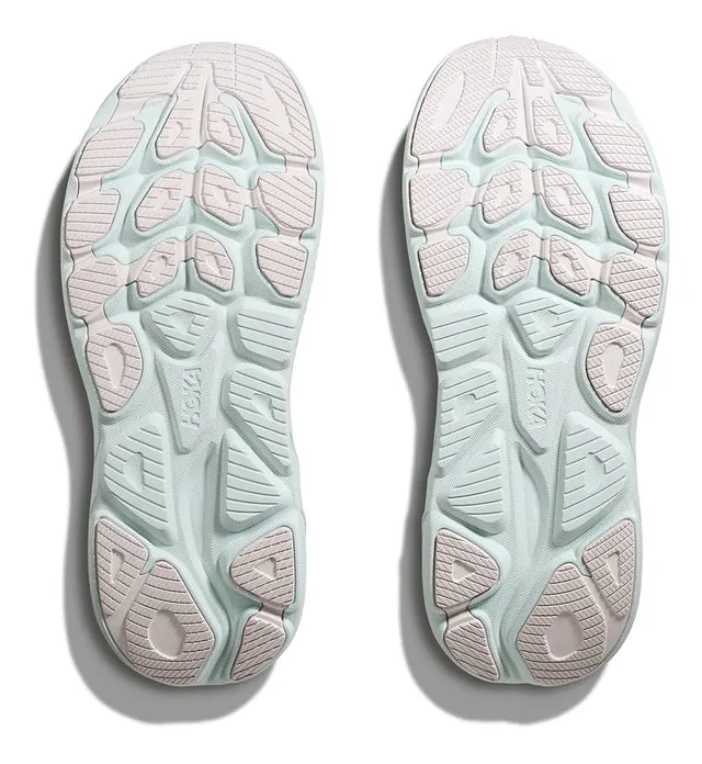 Hoka Clifton 10 (White/Cielo Blue) - Women's