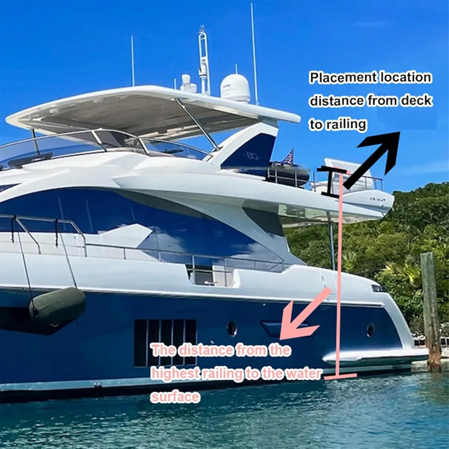 Inflatable Water Slide Floating Yacht Luxury Cruise with Overhead Safety Net &Air Pump for Private Boat Park Dock