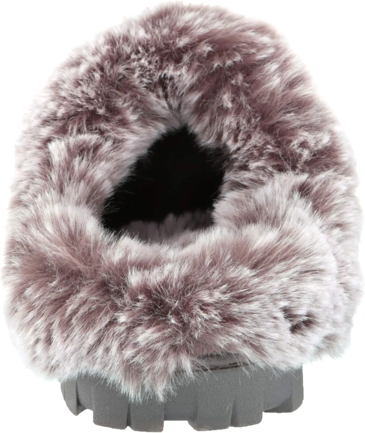 Jessica Simpson Women's Faux Fur Clog - Comfy Furry Soft Indoor House Slippers with Memory Foam