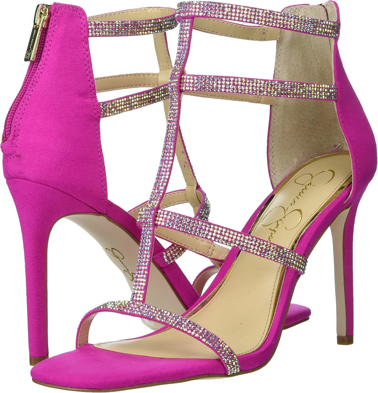 Jessica Simpson Women's Oliana Embellished Heeled Sandal
