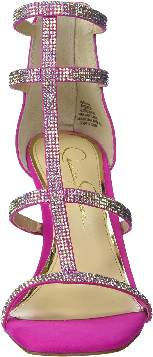 Jessica Simpson Women's Oliana Embellished Heeled Sandal