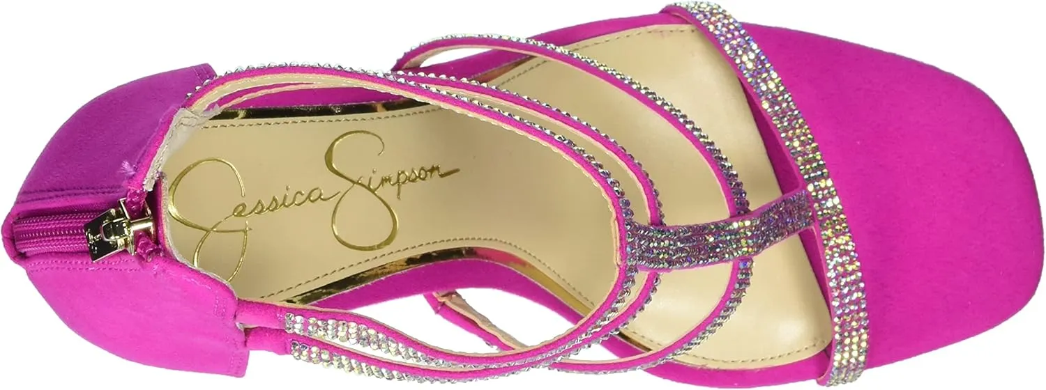Jessica Simpson Women's Oliana Embellished Heeled Sandal